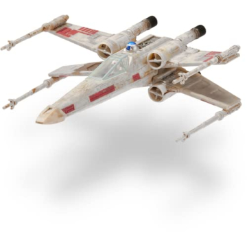 STAR WARS 5-Inch X-Wing Starfighter Vehicle with Luke Skywalker & R2-D2 Micro Figures