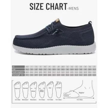 ITAZERO Wide Shoes for Men Loafers Slip-ins Diabetic Shoes Orthopedic Wide Width Walking Big and Tall Shoes with Arch Support (Blue 12)