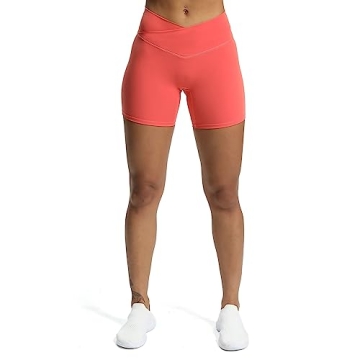 Aoxjox Trinity Workout Biker Shorts for Women 6"
