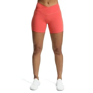 Aoxjox Trinity Workout Biker Shorts for Women 6"