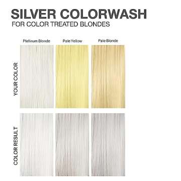 Celeb Luxury Viral Colorwash, Professional Semi-Permanent Hair Color Depositing Shampoo, Extreme Silver