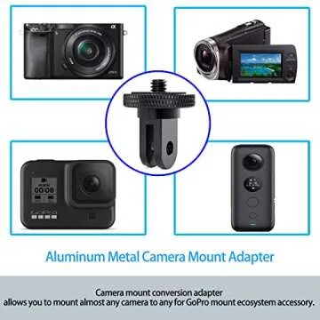 Jaws Flex Clamp Mount with Adjustable Gooseneck 19-Section Compatible with Insta360 One X3, X2, X, R, Go 2, GoPro Hero 10, Max, Fusion, DJI Osmo Action 2 Cameras Accessories