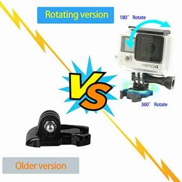 Jaws Flex Clamp Mount with Adjustable Gooseneck 19-Section Compatible with Insta360 One X3, X2, X, R, Go 2, GoPro Hero 10, Max, Fusion, DJI Osmo Action 2 Cameras Accessories