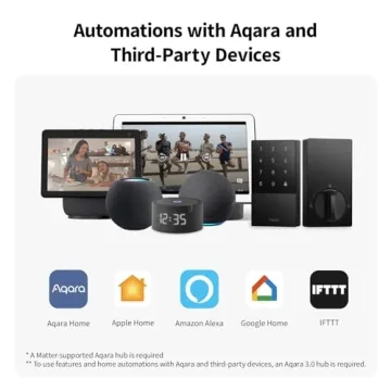 Aqara Smart Lock U50 Bluetooth Deadbolt with Apple Key