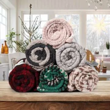 Royoliving Wearable Fleece Blanket with Pockets for Comfort