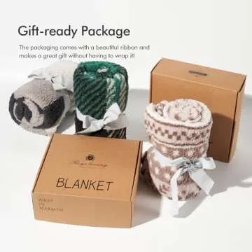 Royoliving Wearable Fleece Blanket with Pockets for Comfort