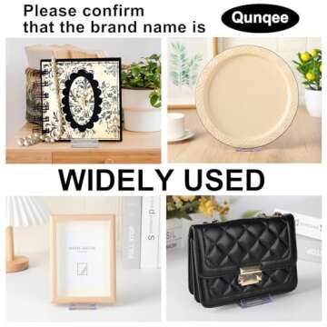 Memorywuu Acrylic Purse Display Stand Set of 6