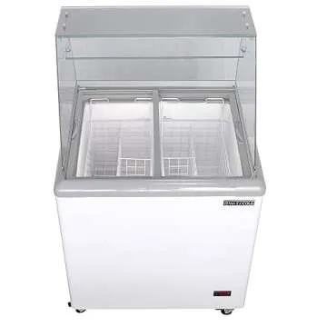 Maxx Cold MXDC-4 4 Flavor 7.5 cu ft Commercial Ice Cream Dipping Cabinet Freezer