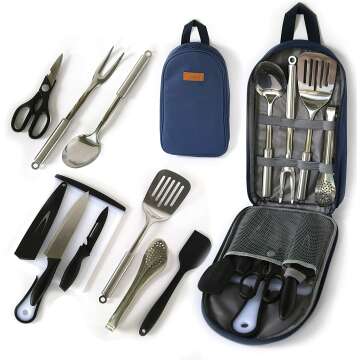 Stainless Steel Cookware Outdoor Portable Organizer