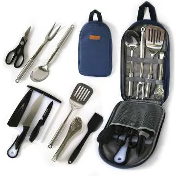 Stainless Steel Cookware Outdoor Portable Organizer