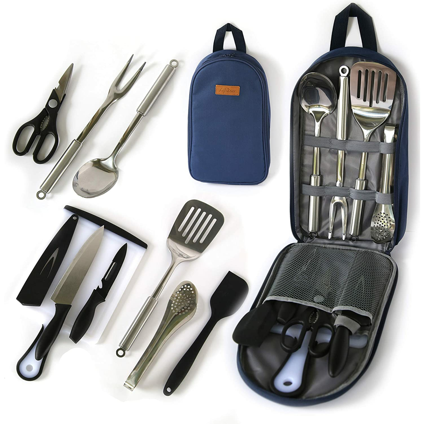 Stainless Steel Cookware Outdoor Portable Organizer