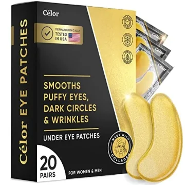 Under Eye Patches (20 Pairs) - Eye Patches For Puffy Eyes And Dark Circles - Under Eye Mask For Beau...