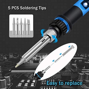 80W LCD Digital Soldering Iron Kit for Precise Soldering