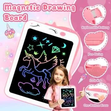 Teriph LCD Writing Tablet for Kids - Unicorn Doodle Pad