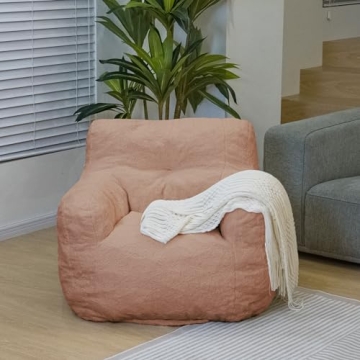 Luxurious DKLGG Sherpa Bean Bag Chair for Cozy Spaces