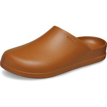 Crocs Unisex-Adult Dylan Clogs, Cognac, 12 Women/10 Men
