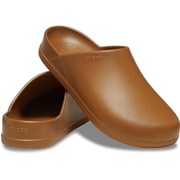 Crocs Unisex-Adult Dylan Clogs, Cognac, 12 Women/10 Men