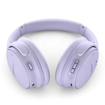 Bose QuietComfort Wireless Noise Cancelling Headphones, Bluetooth Over Ear Headphones with Up to 24 Hours of Battery Life, Chilled Lilac - Limited Edition Color (Renewed)