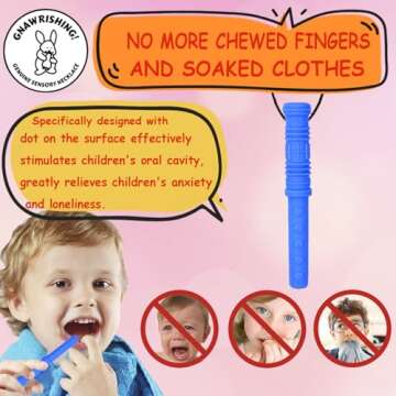 Durable Sensory Chew Necklace for Kids - GNAWRISHING