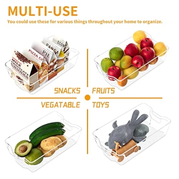 Alpacasso Fridge Organizer Bins for Clutter-Free Kitchen