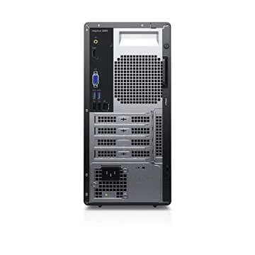 Dell Inspiron 3880 Desktop Computer - Intel Core i5 10th Gen, 12GB Memory, 512GB Solid State Drive, Windows 10 Pro, 2 Year On-Site (Latest Model) - Black