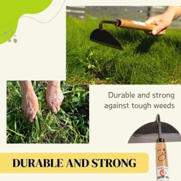 nascom Japanese Gardening Tool Hand Weeder Made in Japan Ambidextrous