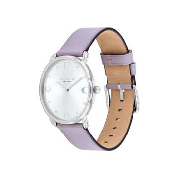 Coach Elliot Women's Watch - 2H Quartz Watch with Genuine Leather Band - Water Resistant 3 ATM - Tre...