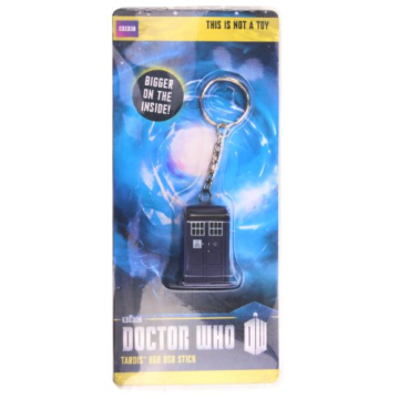 Doctor Who TARDIS 8GB USB Key Chain with LED Light