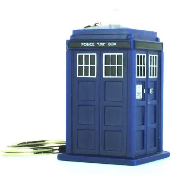 Doctor Who TARDIS 8GB USB Key Chain with LED Light