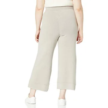 The Drop Women's Bernadette Cropped Sweater Pants - Porpoise XL
