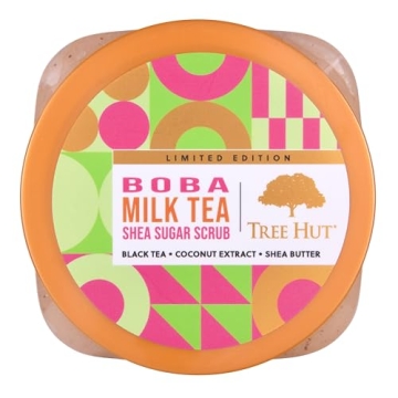 Tree Hut Boba Milk Tea Scrub | Vegan Exfoliating Body Scrub