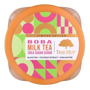 Tree Hut Boba Milk Tea Scrub | Vegan Exfoliating Body Scrub