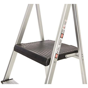 Lightweight Aluminum 3-Step Ladder with Project Tray