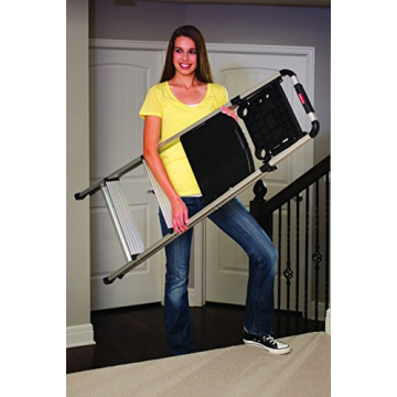 Lightweight Aluminum 3-Step Ladder with Project Tray