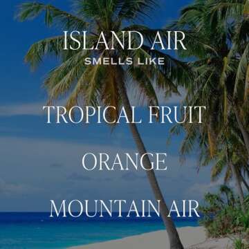 Sweet Water Decor Island Air Candle – Tropical Home Fragrance with 40 Hour Burn