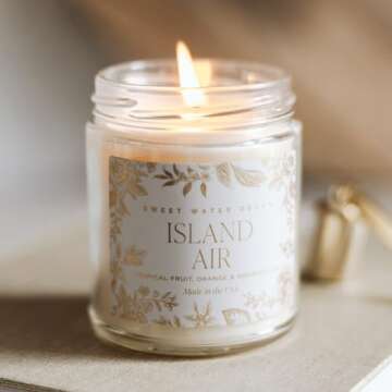 Tropical Scented Candle - Sweet Water Decor Island Air Candle