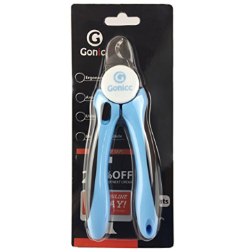 Gonicc Pet Nail Clippers with Safety Guard & Free Nail File