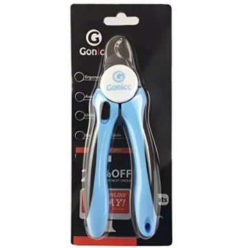 Gonicc Pet Nail Clippers with Safety Guard & Free Nail File