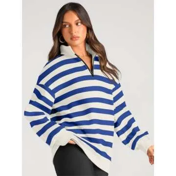 AUTOMET Womens Oversized Sweatshirts Hoodies Half Quarter Zip Pullover Long Sleeve Sweaters Teen Girls Fall Y2K Clothes