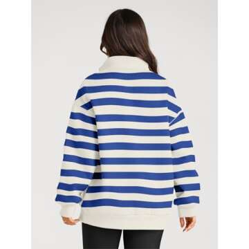 AUTOMET Womens Oversized Sweatshirts Hoodies Half Quarter Zip Pullover Long Sleeve Sweaters Teen Girls Fall Y2K Clothes