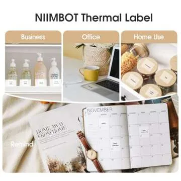 NIIMBOT Thermal Labels for Eco-Friendly Printing 2'' x 2''