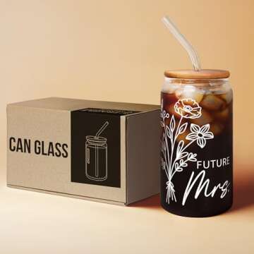 Future Mrs Can Glass for Bride to Be Gifts