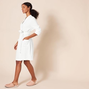 Amazon Essentials Lightweight Waffle Robe for Women
