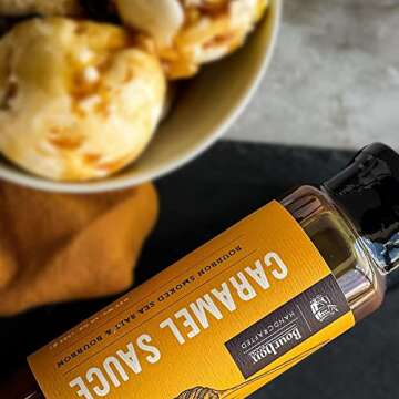 Gourmet Bourbon Caramel Sauce with Smoked Sea Salt