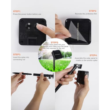 Twinkle Star Solar String Lights - 80 FT Waterproof 8 Modes