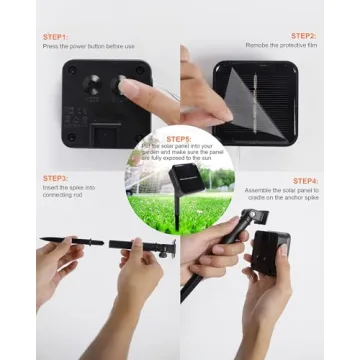 Twinkle Star Solar String Lights - 80 FT Waterproof 8 Modes