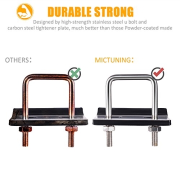 MICTUNING Hitch Tightener for a Noise-Free Towing Experience