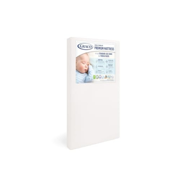 Graco Premium Crib & Toddler Mattress – GREENGUARD Gold Certified & CertiPUR-US Certified, Fits Al...