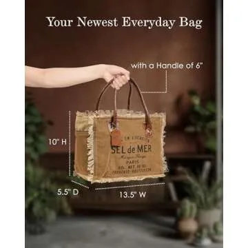 Myra Bags Sel De Mer Upcycled Canvas Hand Bag S-1046