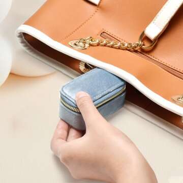 Stylish TAIMY Mini Jewelry Travel Case for Women